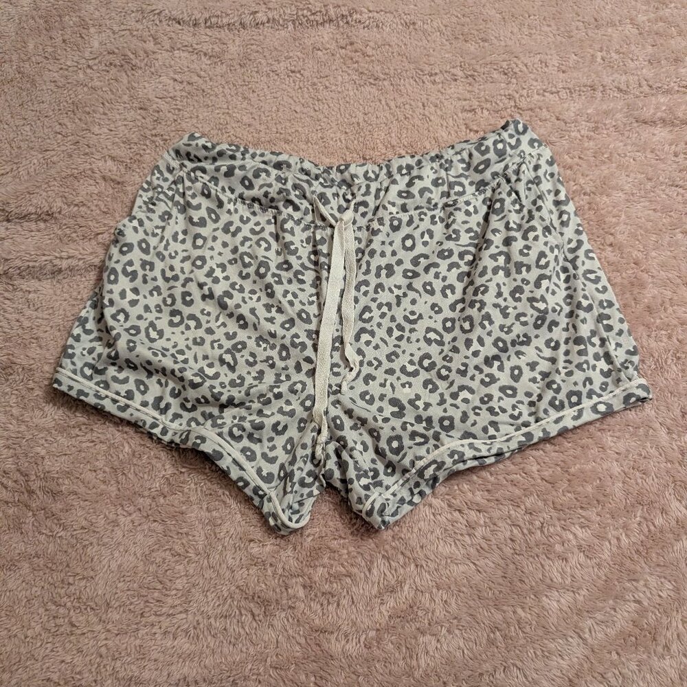 Hello Mello Cheetah print Sleep Shorts, Size M/L